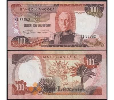 Ангола банкнота 100 эскудо 1972 Р101 UNC арт. 48409