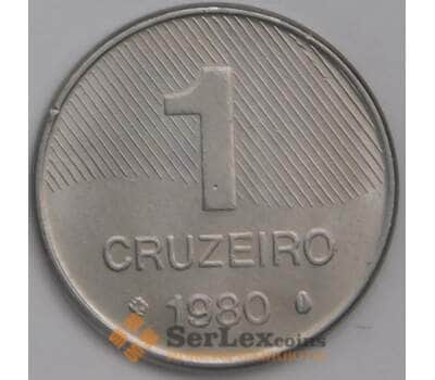 Монета Бразилия 1 крузейро 1980 КМ590 UNC арт. 39195