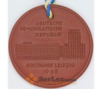 Германия Памятная медаль (Мейсен) 1965 год - 800 лет Лейпцигу (Керамика) арт. 55794