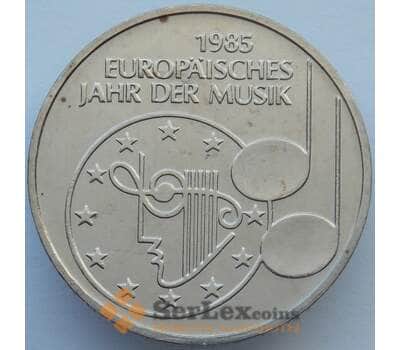 Монета Германия 5 марок 1985 КМ162 UNC Европейский год музыки (J05.19) арт. 16292