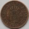 Испания 1 сентимо 1906 КМ726 XF Альфонсо XIII (J05.19) арт. 15206