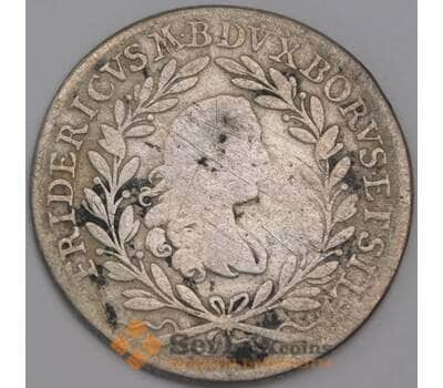 Германия - Бранденбург 20 крейцеров 1762 КМ225 VG арт. 41585