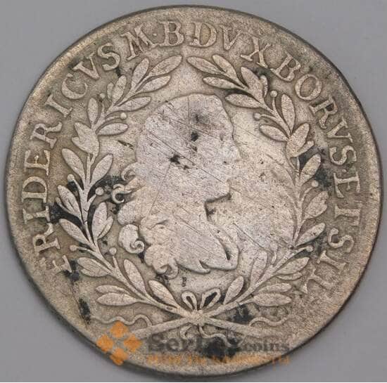 Германия - Бранденбург 20 крейцеров 1762 КМ225 VG арт. 41585
