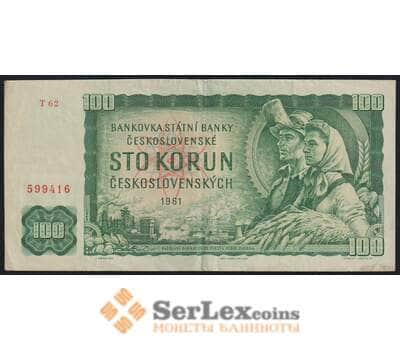 Чехословакия 100 крон 1961 Р91 VF+ арт. 50790