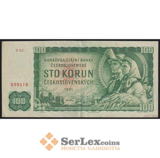 Чехословакия 100 крон 1961 Р91 VF+ арт. 50790