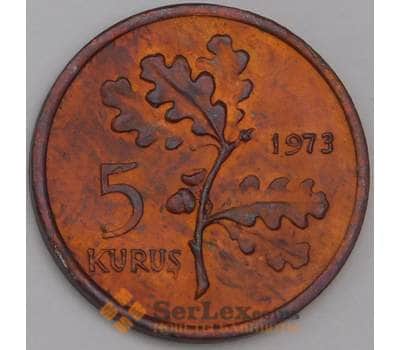 Монета Турция 5 куруш 1973  XF арт. 39209