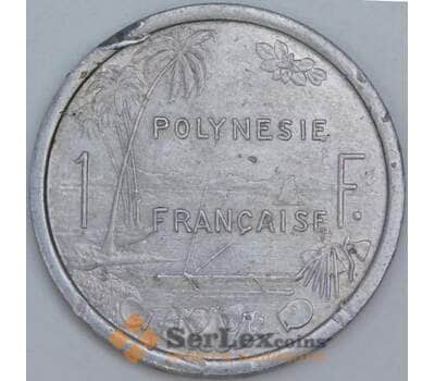 Французская Полинезия 1 франк 1965 КМ2 VF механика арт. 57315
