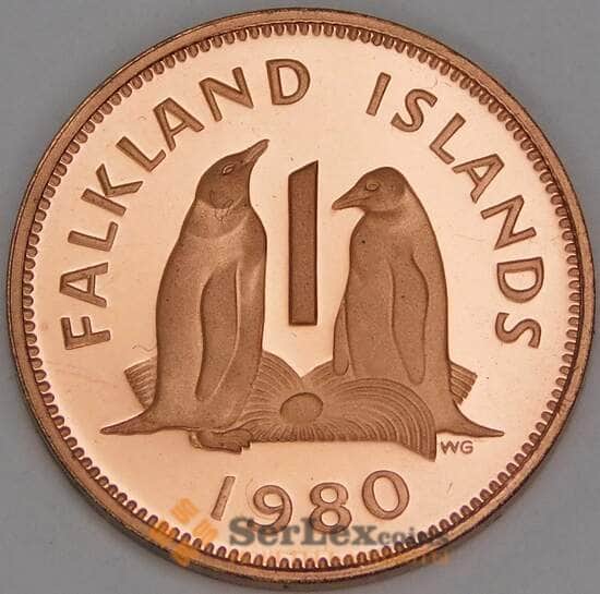Фолклендские острова 1 пенни 1980 КМ2 Proof арт. 52923