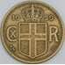 Исландия 1 крона 1929 КМ3 VF арт. 56649