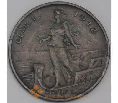 Италия 1 чентезимо 1912 КМ40 VF арт. 41749