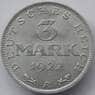 Германия 3 марки 1922 А КМ28 aUNC (J05.19) арт. 14779