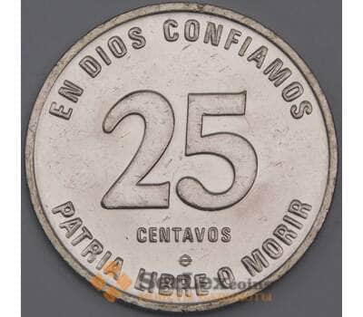 Никарагуа монета 25 сентаво 1981 КМ51 аUNC арт. 44797
