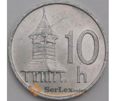 Монета Словакия 10 геллеров 1993 КМ17 aUNC  арт. 40018