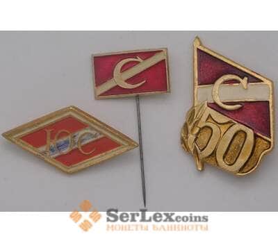 Значки 3 шт. Спорт Клуб Спартак арт. 37910