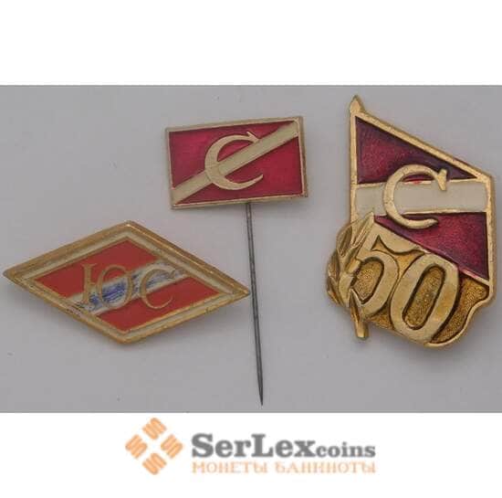 Значки 3 шт. Спорт Клуб Спартак арт. 37910