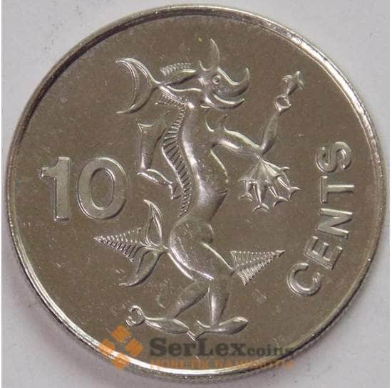 Соломоновы острова 10 центов 2005 КМ27а UNC (J05.19) арт. 17760