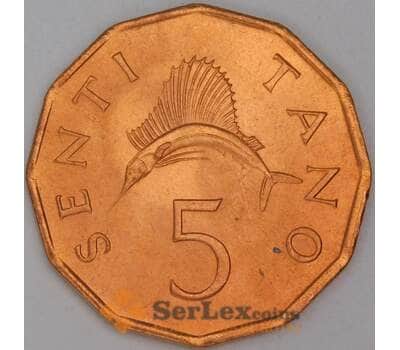Танзания 5 сенти 1982 КМ1 UNC арт. 54791
