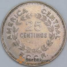 Коста-Рика 25 сентимо 1976 КМ188.1 XF арт. 57225