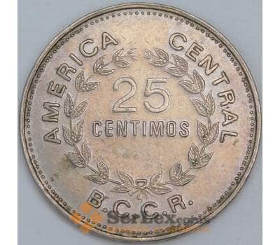 Коста-Рика 25 сентимо 1976 КМ188.1 XF арт. 57225