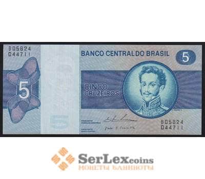 Бразилия банкнота 5 крузейро 1970-1979 Р192 UNC арт. 43843