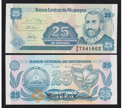 Никарагуа 25 сентаво 1991 Р170а(1) UNC  арт. 54599