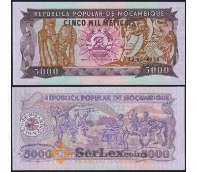 Мозамбик банкнота 5000 метикал 1988 Р133 UNC арт. 47251