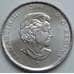 Монета Канада 25 центов 2006 КМ635 UNC Розовая лента арт. 7013