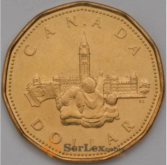 Канада 1 доллар 1992 КМ218 UNC Парламент арт. 7012