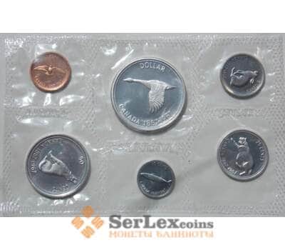 Монета Канада набор 1 цент -1 доллар 1967 (6 шт) UNC  арт. 7014
