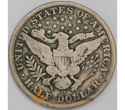 Монета США 1/2 доллара 1907 О КМ116 F Барбер арт. 40304