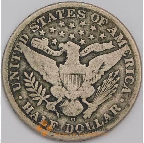 США 1/2 доллара 1907 О КМ116 F Барбер арт. 40304
