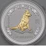 Австралия 1 доллар 2006 Proof позолота Год Собаки Лунар арт. 28433