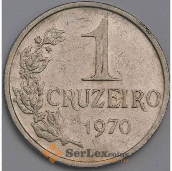 Бразилия 1 крузейро 1970 КМ581 XF арт. 39229