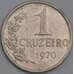 Монета Бразилия 1 крузейро 1970 КМ581 XF арт. 39229