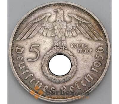 Монета Германия 5 марок (рейхсмарок) 1936 А КМ94  арт. 29073