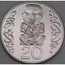 Новая Зеландия монета 20 центов 2004 КМ118 BU арт. 49208