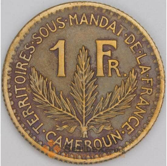 Камерун 1 франк 1926 КМ2 VF арт. 54768 Камерун 1 франк 1926 КМ2 VF арт. 54768