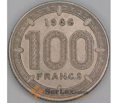 Экваториальная Африка 100 франков 1966 КМ5 XF арт. 54811