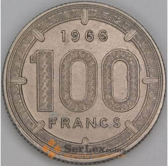 Экваториальная Африка 100 франков 1966 КМ5 XF арт. 54811