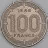 Экваториальная Африка 100 франков 1966 КМ5 XF арт. 54811