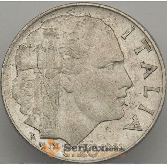 Италия 20 чентезимо 1941 КМ75 XF (J05.19) арт. 18675