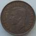 Монета Южная Африка ЮАР 1 пенни 1941 КМ25 AU (J05.19) арт. 16946