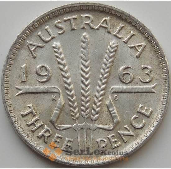 Австралия 3 пенса 1955-1964 КМ57 AU арт. 9178