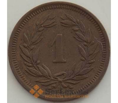 Монета Швейцария 1 раппен 1938 КМ3 XF+ арт. 13250