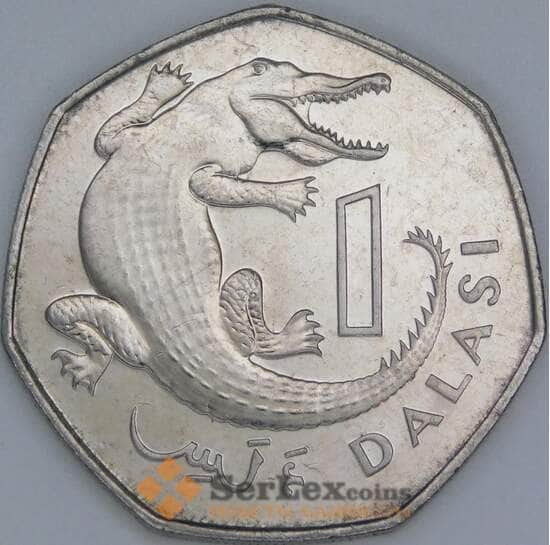 Гамбия 1 даласи 2011 КМ59а XF арт. 56689