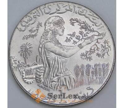 Тунис 1 динар 2013 КМ347 UNC арт. 57151