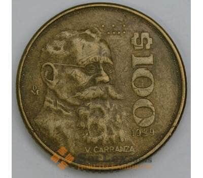 Мексика 100 песо 1989 КМ493 VF арт. 56157