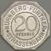 Германия Нюрнберг 20 пфеннигов 1921 Proof PELLER HAUS (j05.19) арт. 21219