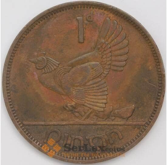 Ирландия 1 пенни 1952 КМ11 XF арт. 39145