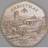 Мэн остров 50 пенсов 1983 КМ107 UNC Рождество арт. 52107
